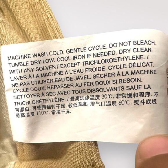 Theory | 6 Women’s Stretch Khaki Beige Tan Work Pants Comfy Soft Everyday Casual - Picture 9 of 12